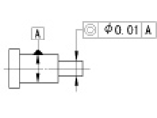同軸度の図面指示
                        
